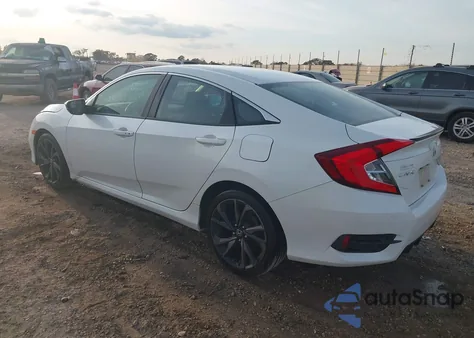 2020 Honda Civic Sport from USA, damaged, VIN 19XFC2F8XLE028801